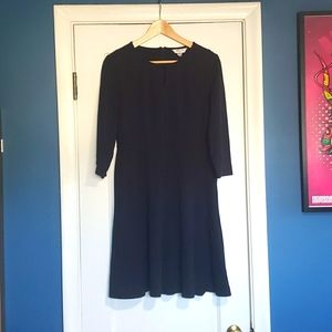 L.K. Bennett navy blue dress